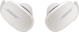 bose quietcomfort earbuds in white
