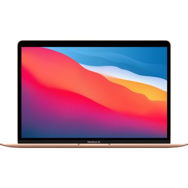 Apple - MacBook Air 13.3" Laptop - Apple M1 chip - 8GB RAM - 256GB SSD (Latest Model) - Gold
