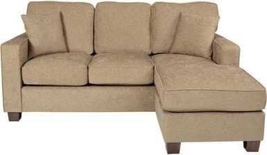 AveSix - Russell L-Shape Sectional Sofa - Brown