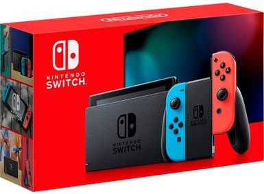 Nintendo - Switch 32GB Console - Neon Red/Neon Blue Joy-Con