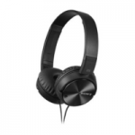 Sony - Noise-Canceling Wired On-Ear Headphones - Black